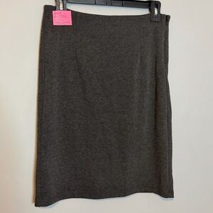 Gray Pencil Skirt